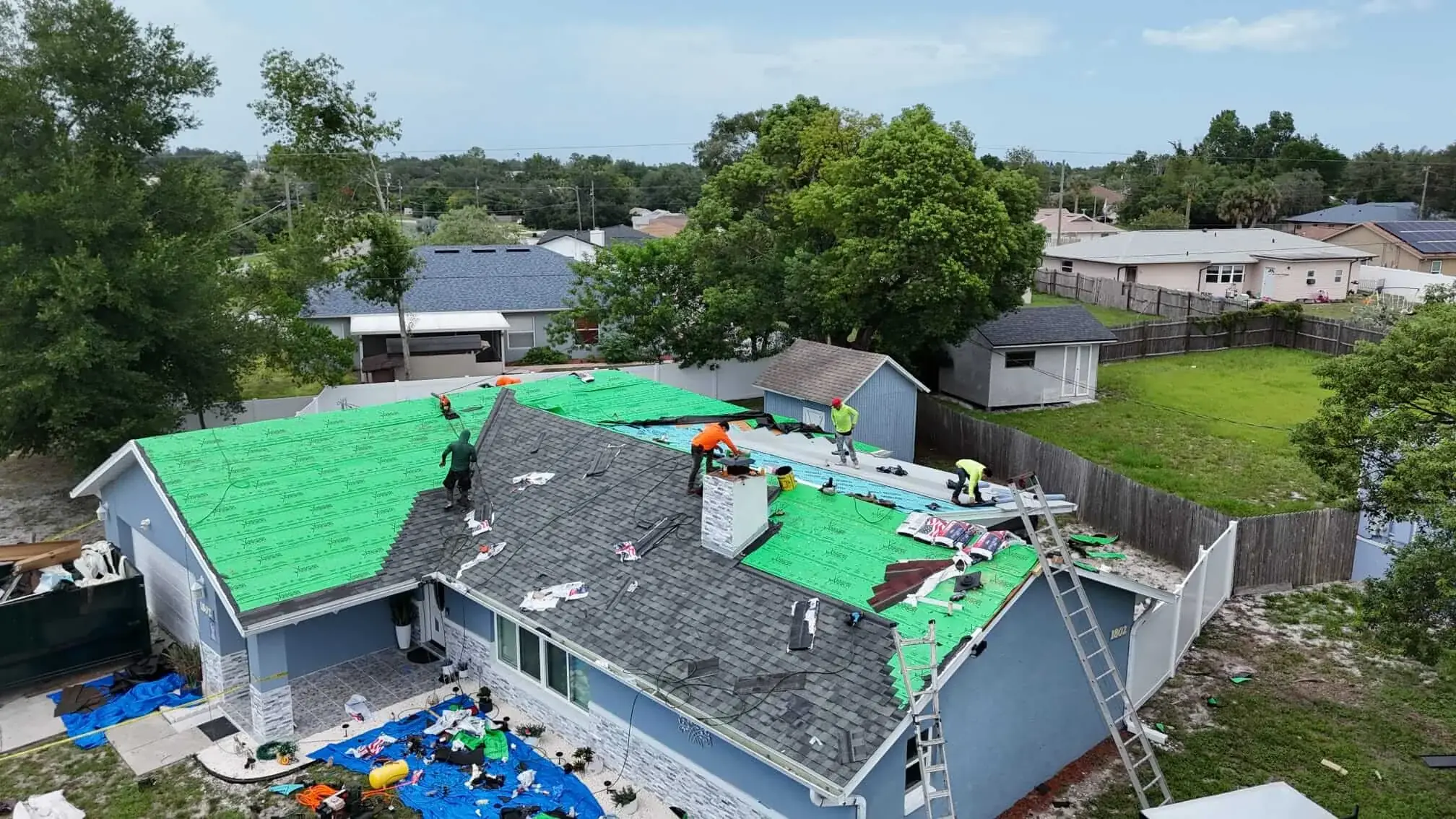 Resultado final — techo completado en Deltona, Florida por ToyoRoofing